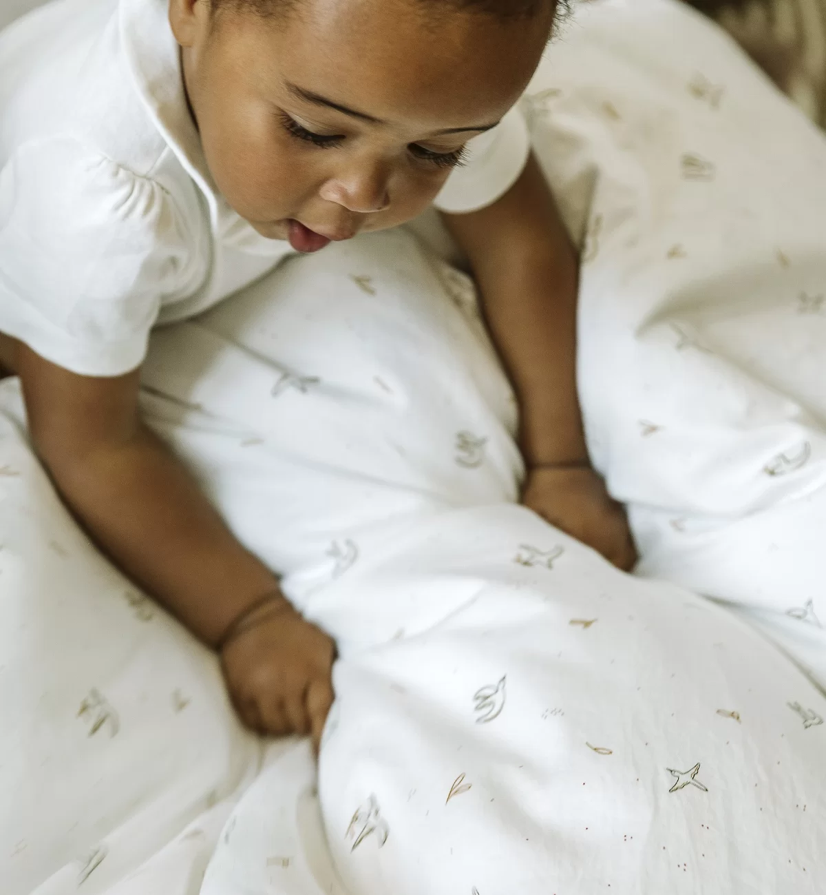 Kadolis Drap Housse Coton Bio Pour Lit Bébé L'envolée