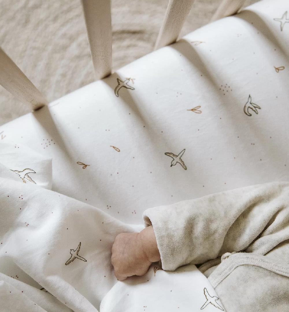 Kadolis Drap Housse Coton Bio Pour Lit Bébé L'envolée