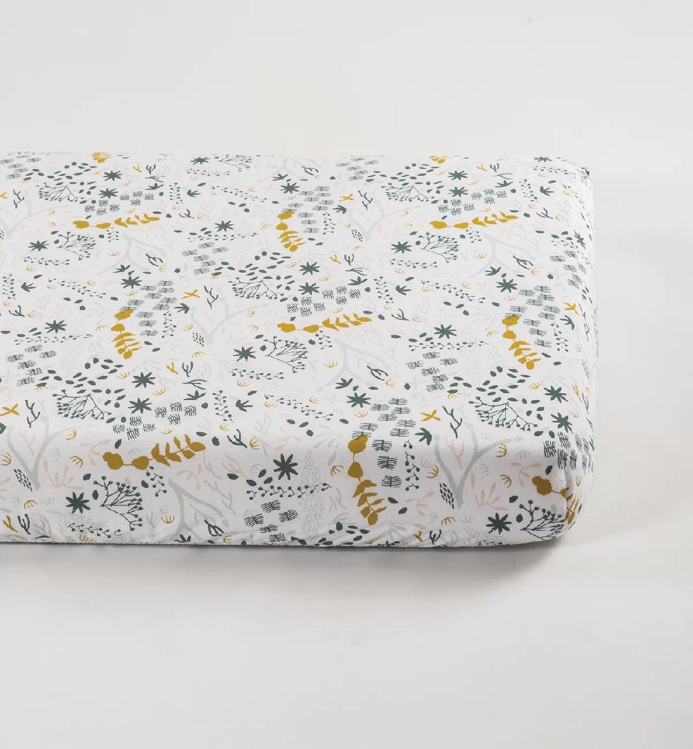 Kadolis Drap Housse Coton Bio Yukari Douceur 1 Personne