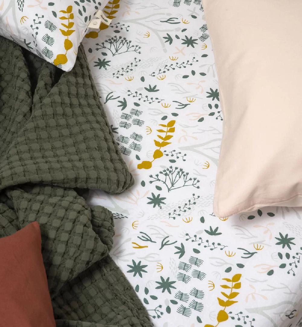 Kadolis Drap Housse Coton Bio Yukari Douceur 1 Personne