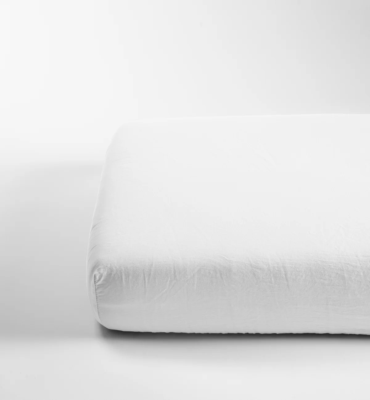 Kadolis Drap Housse Satin De Coton Bio Lavé 1 Personne