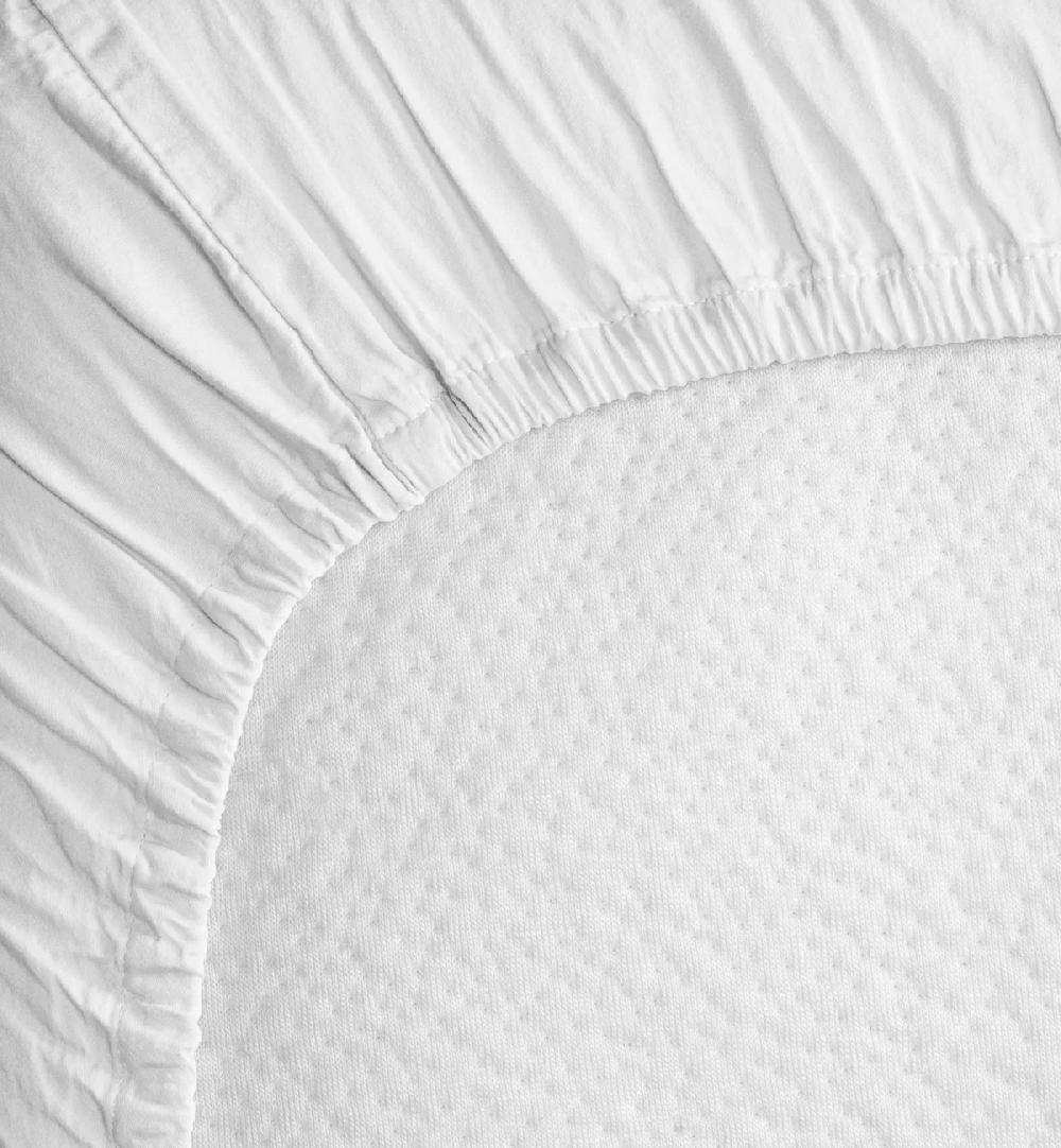 Kadolis Drap Housse Satin De Coton Bio Lavé 1 Personne