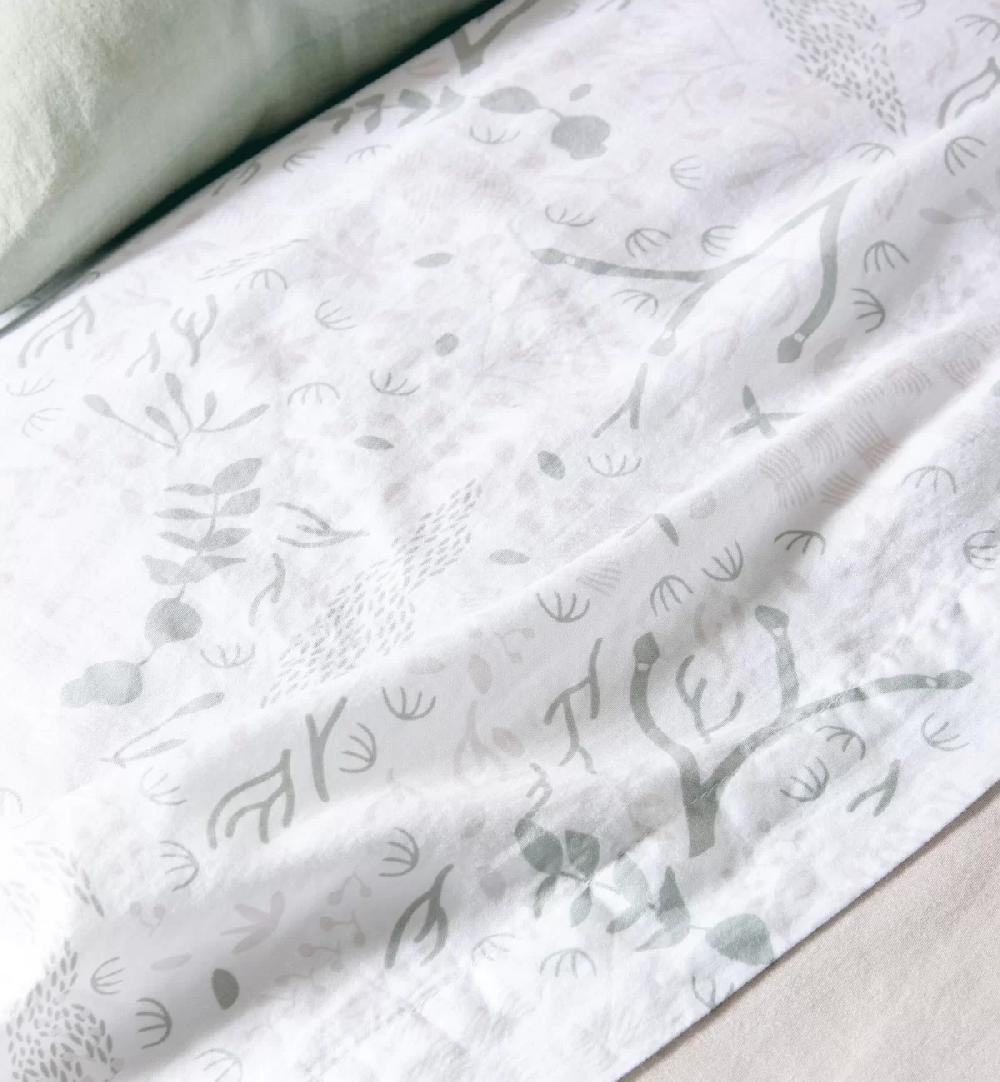 kadolis Drap plat 1 personne Coton Bio Yukari Douceur