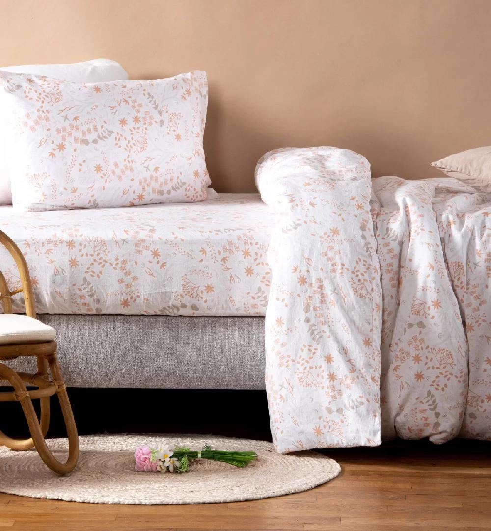 Kadolis Housse De Couette Coton Bio Adulte Yukari Douceur