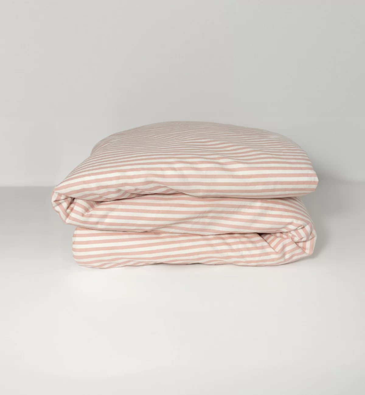 Kadolis Housse De Couette Percale De Coton Bio Rayé 1 Personne