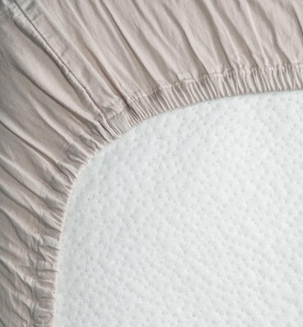 Kadolis Drap Housse Bébé Satin De Coton Bio Lavé