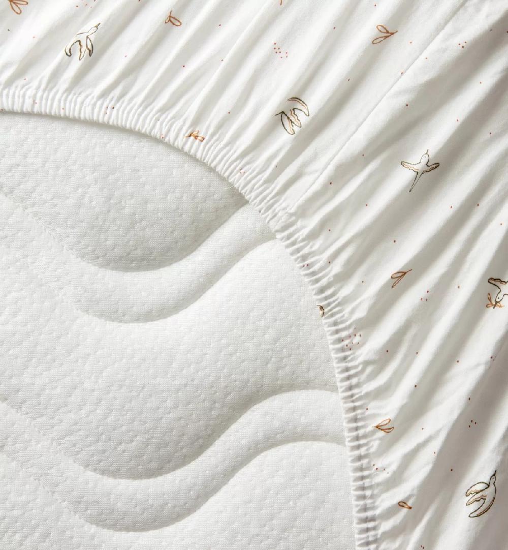Kadolis Drap Housse Coton Bio L'envolée 1 Personne