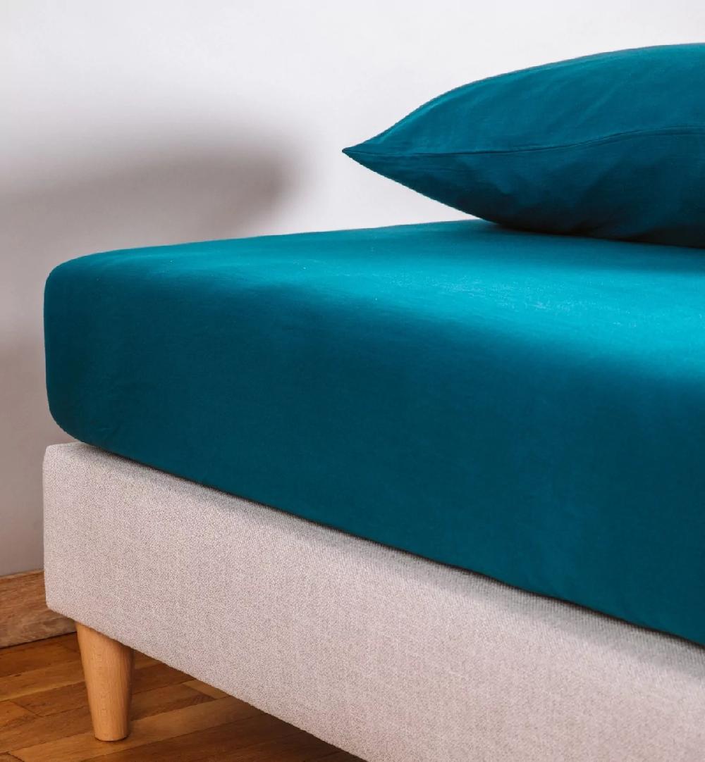 kadolis Drap housse pur Coton Bio 1 personne