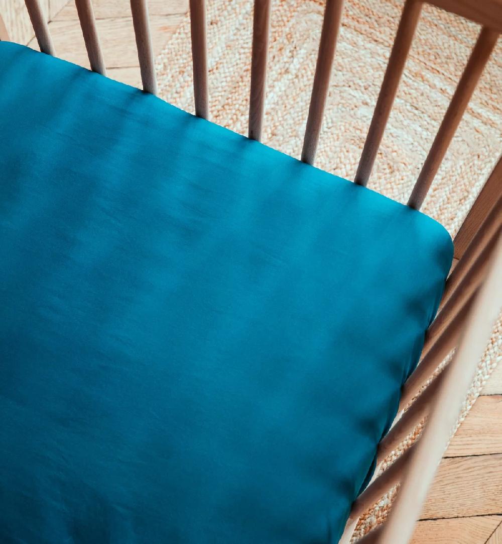 kadolis Drap housse pur Coton Bio pour lit bébé