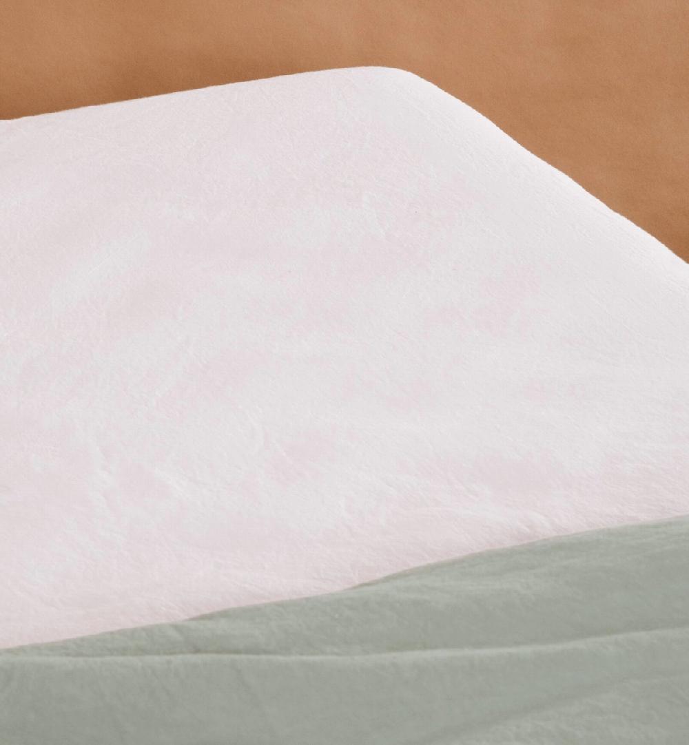 kadolis Drap housse Satin de Coton Bio lavé adulte