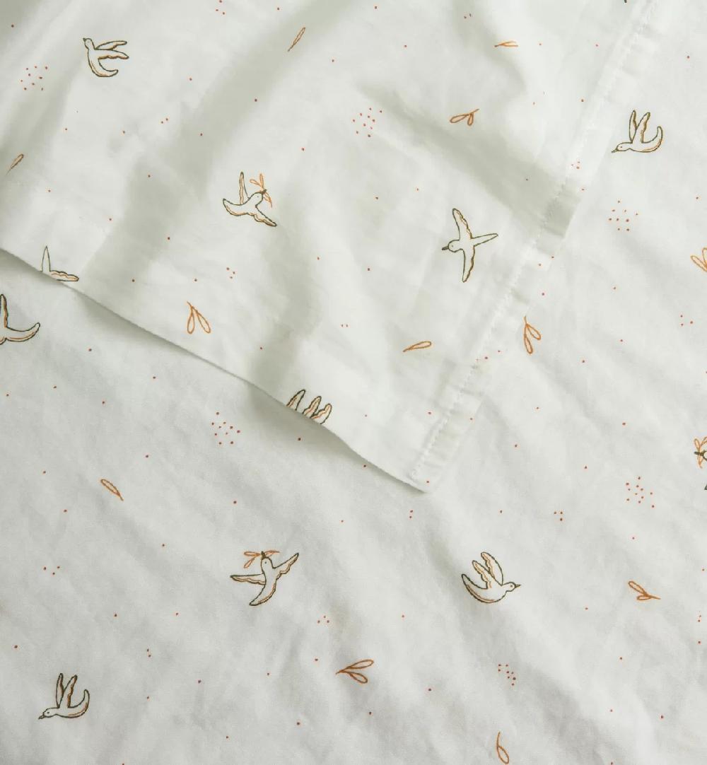 Kadolis Drap Plat 1 Personne Coton Bio L'Envolée