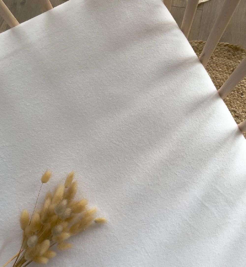kadolis Protège matelas bébé flanelle de coton bio