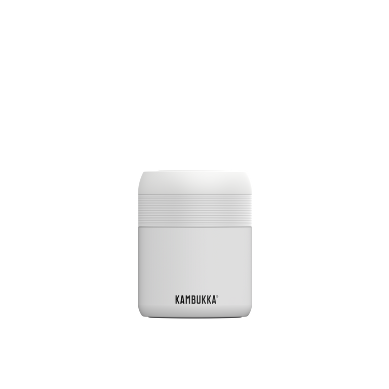 Kambukka Ensemble Bora Chalk White & Snack Container Ensemble Bora Chalk White & Snack Container -15% Rabais Appliqué