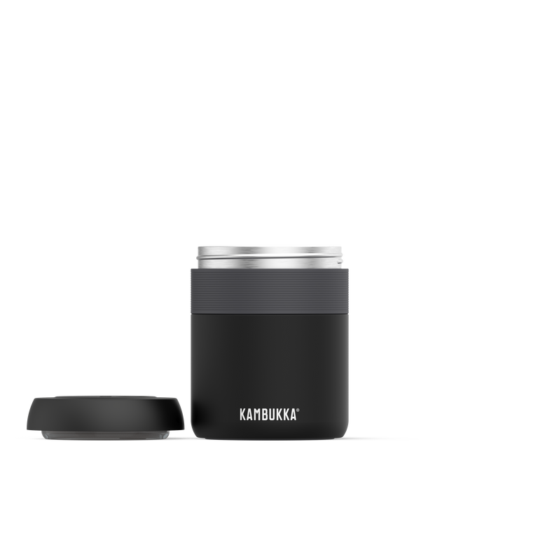 Kambukka Ensemble Bora Matte Black & Snack Container Ensemble Bora Matte Black & Snack Container -15% Rabais Appliqué