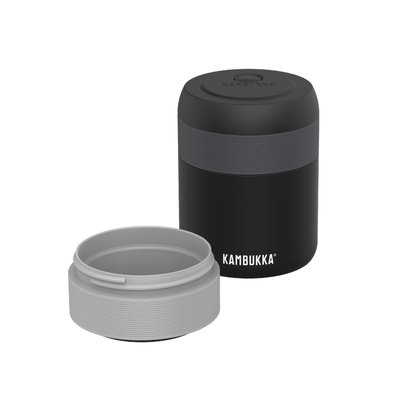 kambukka Ensemble Bora Matte Black & Snack Container Ensemble Bora Matte Black & Snack Container -15% Rabais appliqué