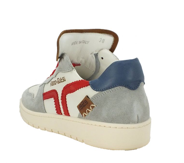 Kamo Gutsu Kamo-Gutsu Damen Sneaker Campa 010 Ash Bianco Riol