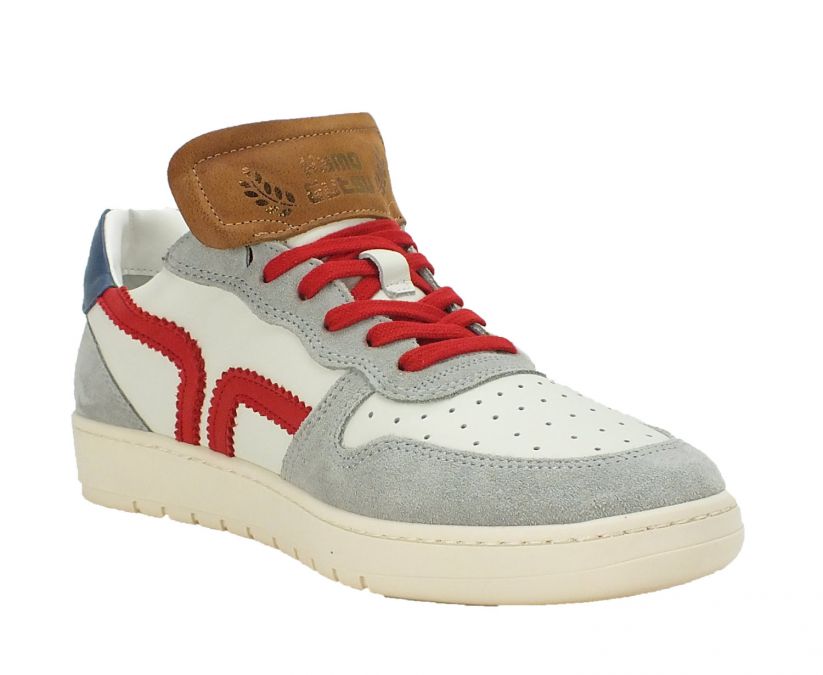 Kamo Gutsu Kamo-Gutsu Damen Sneaker Campa 010 Ash Bianco Riol