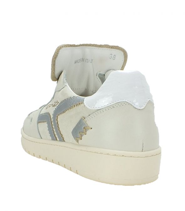 Kamo Gutsu Kamo-Gutsu Damen Sneaker Campa 010 Bianco Argento