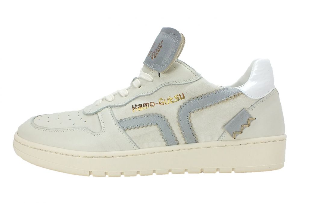 Kamo Gutsu Kamo-Gutsu Damen Sneaker Campa 010 Bianco Argento