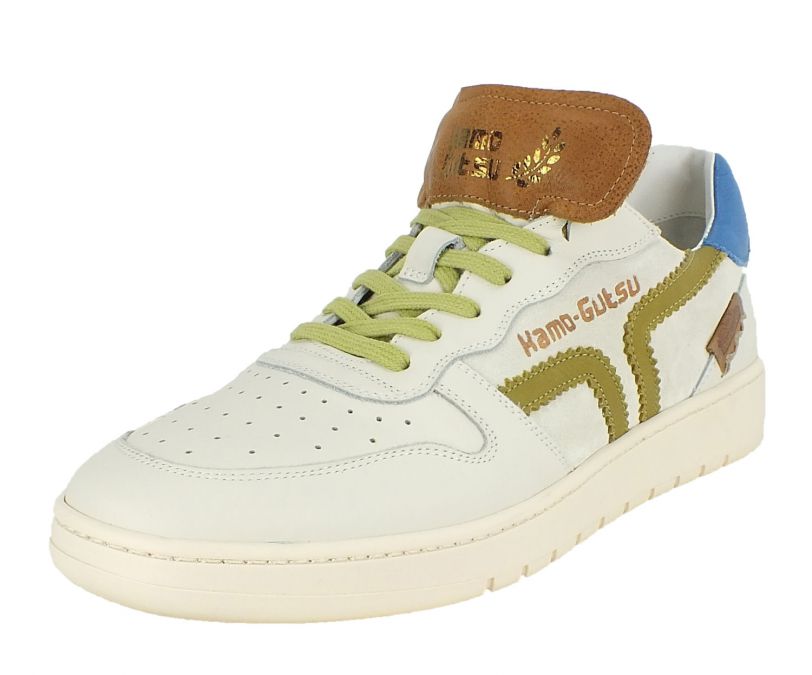 kamo gutsu Kamo-Gutsu Damen Sneaker Campa 010 Bianco Torbolino