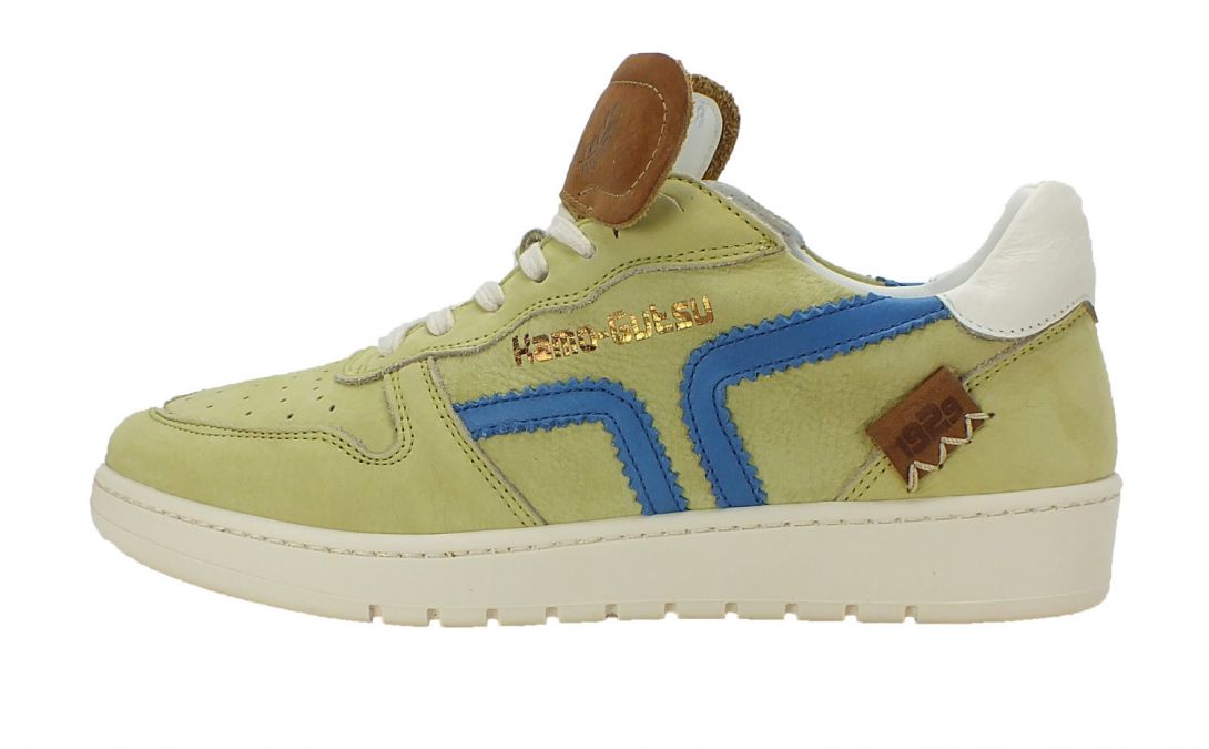 Kamo Gutsu Kamo-Gutsu Damen Sneaker Campa 010 Wash Lime Reale