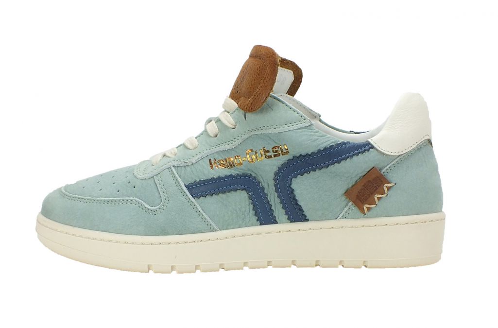 Kamo Gutsu Kamo-Gutsu Damen Sneaker Campa 010 Wash Menta Jeans
