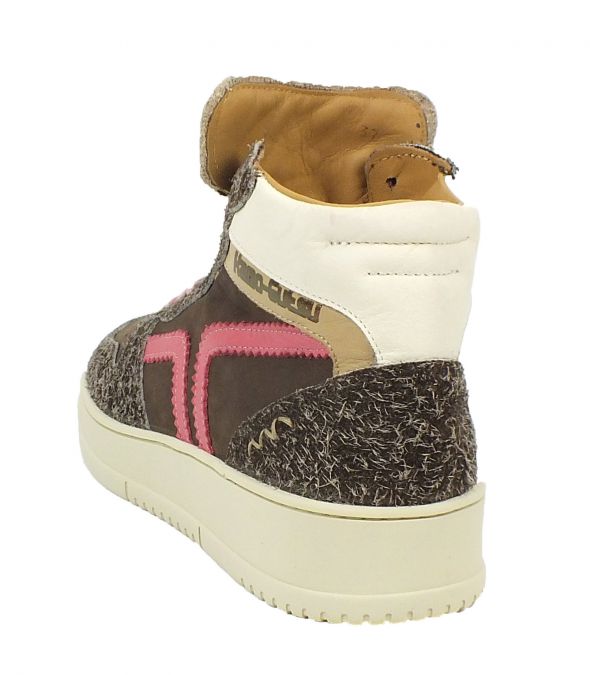 Kamo Gutsu Kamo-Gutsu Damen Sneaker Campa 112 Brown Ombretta