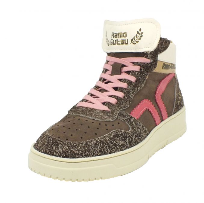kamo gutsu Kamo-Gutsu Damen Sneaker Campa 112 Brown Ombretta
