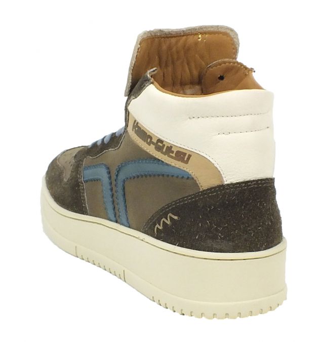 Kamo Gutsu Kamo-Gutsu Damen Sneaker Campa 112 Taupe Ginepro
