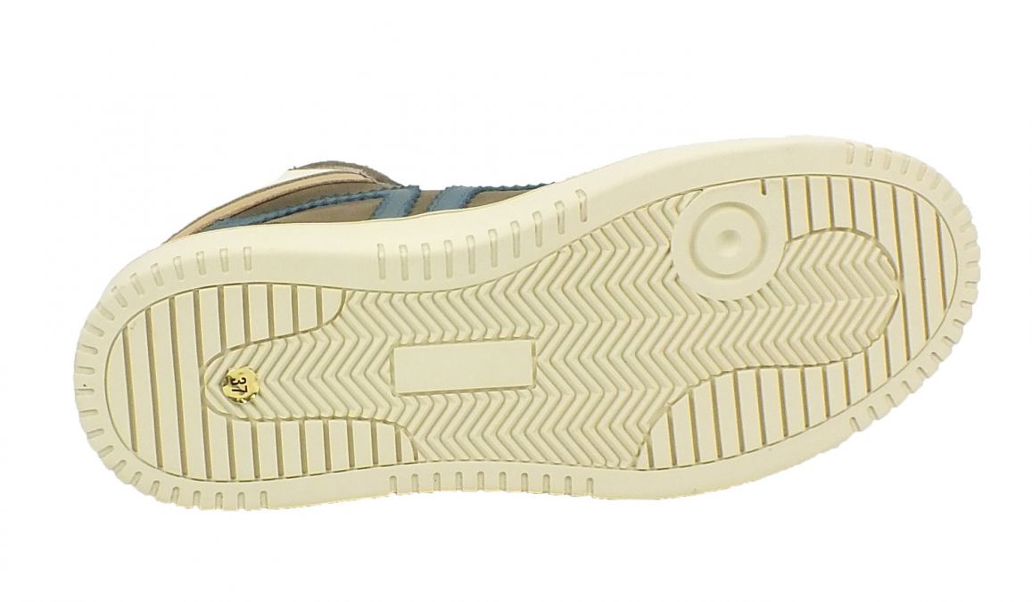 Kamo Gutsu Kamo-Gutsu Damen Sneaker Campa 112 Taupe Ginepro
