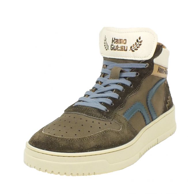 kamo gutsu Kamo-Gutsu Damen Sneaker Campa 112 Taupe Ginepro