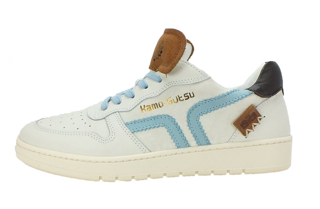 Kamo Gutsu Kamo-Gutsu Damen Sneaker Campa010 Bianco Cielo