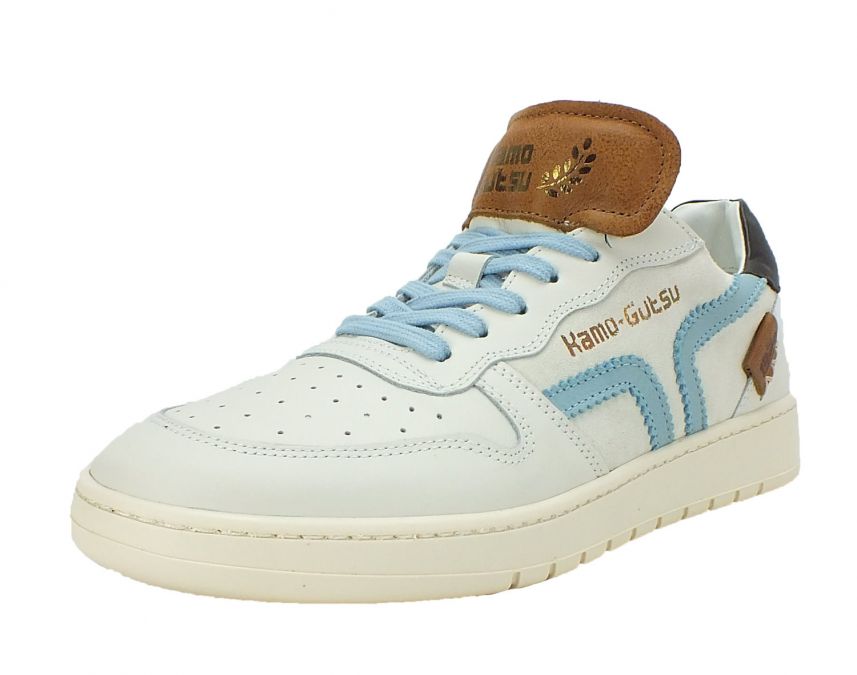 kamo gutsu Kamo-Gutsu Damen Sneaker Campa010 bianco cielo