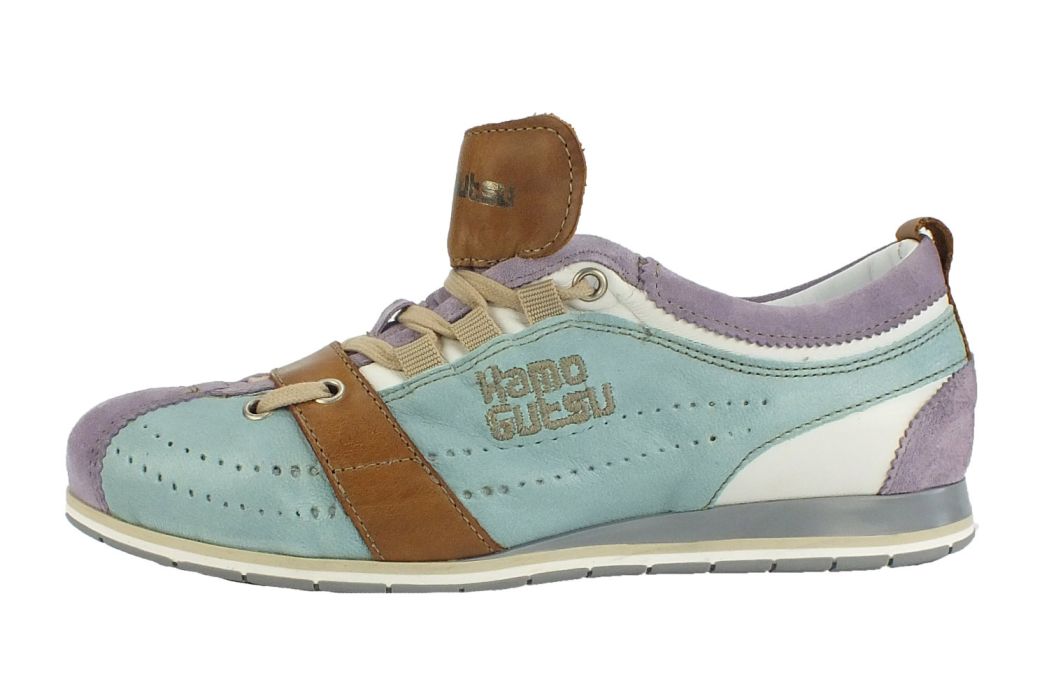 Kamo Gutsu Kamo-Gutsu Damen Sneaker Tifa 002 Lillac Aqua