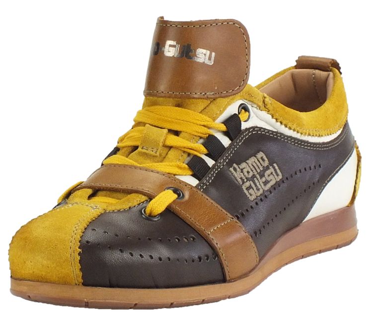 kamo gutsu Kamo-Gutsu Damen Sneaker Tifa 002 Ocra Nut