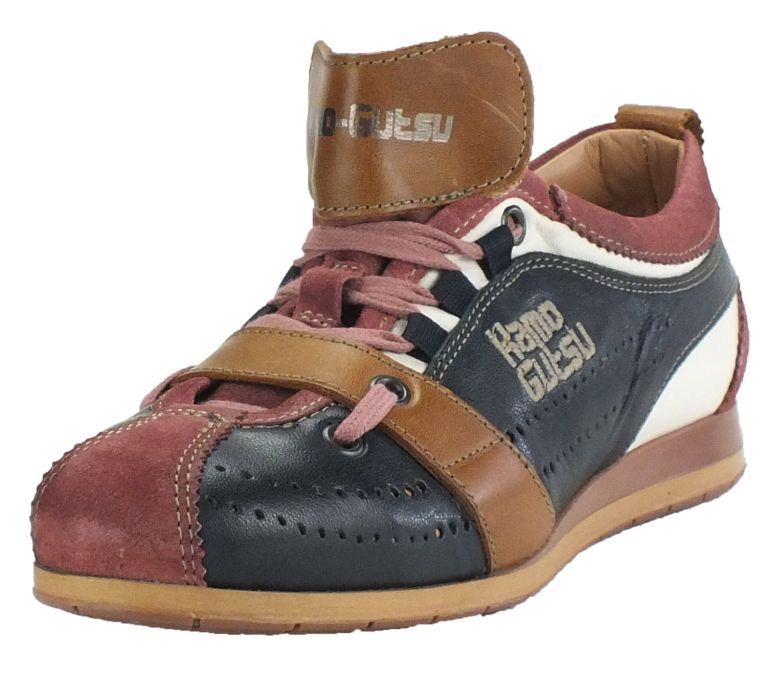 kamo gutsu Kamo-Gutsu Damen Sneaker Tifa 002 Old Pink Navy
