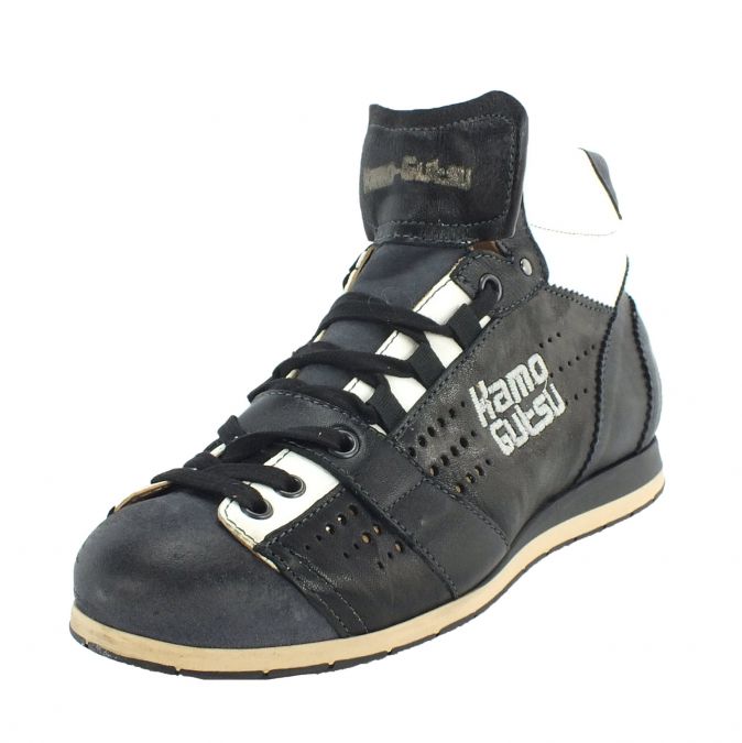kamo gutsu Kamo-Gutsu Damen Sneaker Tifa 100 Parker Nero