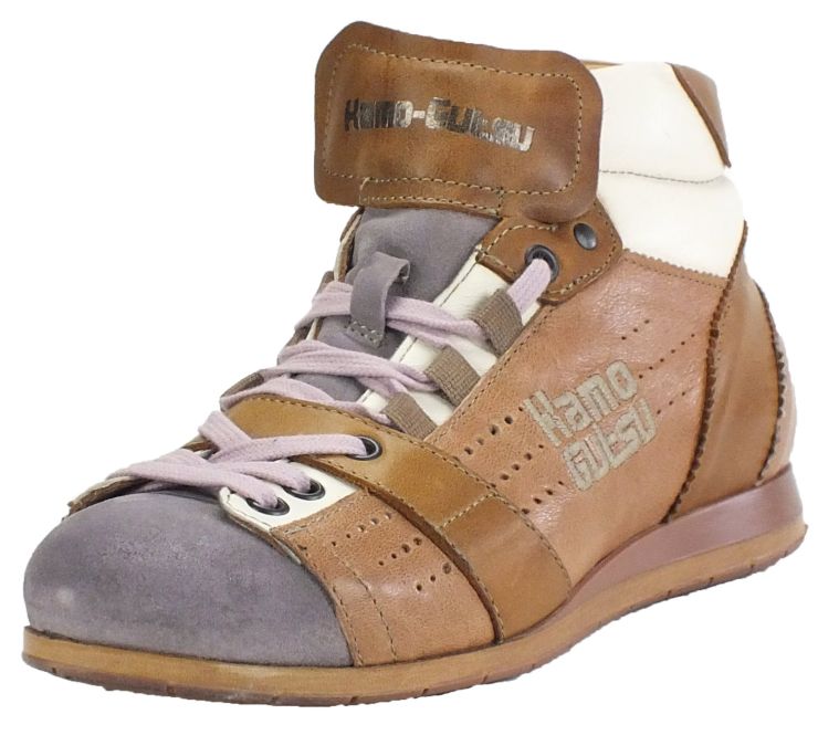 kamo gutsu Kamo-Gutsu Damen Sneaker Tifa 100 Viola Taupe