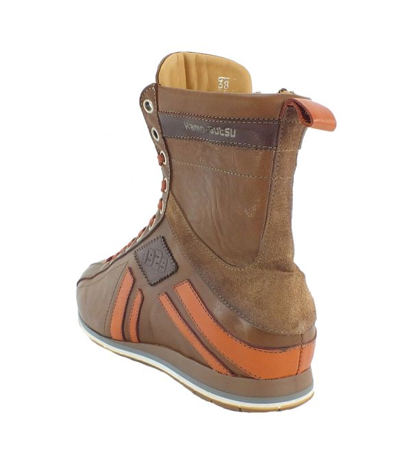 Kamo Gutsu Kamo-Gutsu Damen Sneaker Tifa 106 Caramel Curcuma
