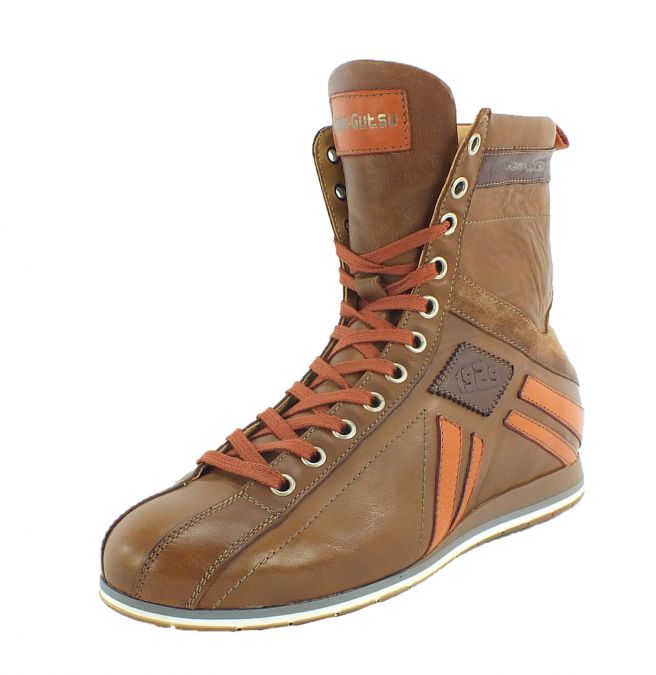 kamo gutsu Kamo-Gutsu Damen Sneaker Tifa 106 Caramel Curcuma
