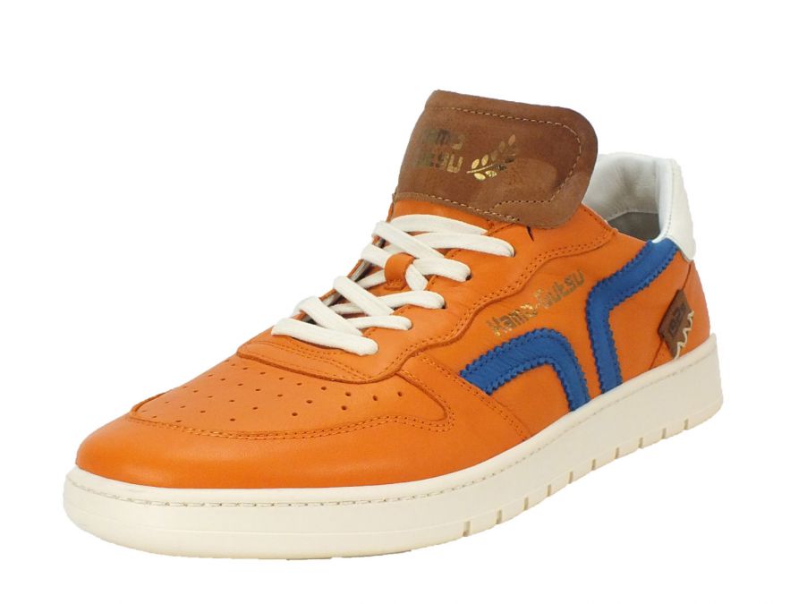 kamo gutsu Kamo-Gutsu Herren Sneaker Campo 048 arancio reale