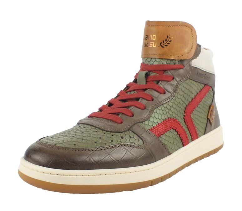 kamo gutsu Kamo-Gutsu Herren Sneaker Campo 148 Taupe Jade