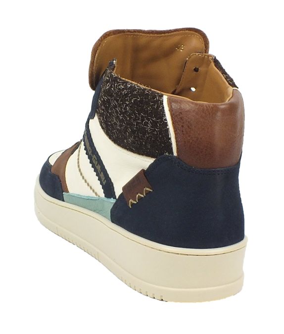 Kamo Gutsu Kamo-Gutsu Herren Sneaker Campo 154 Navy Bianco Combi