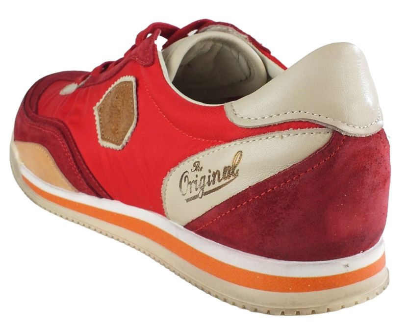 Kamo Gutsu Kamo-Gutsu Herren Sneaker Scudo 006 Cherry Combi