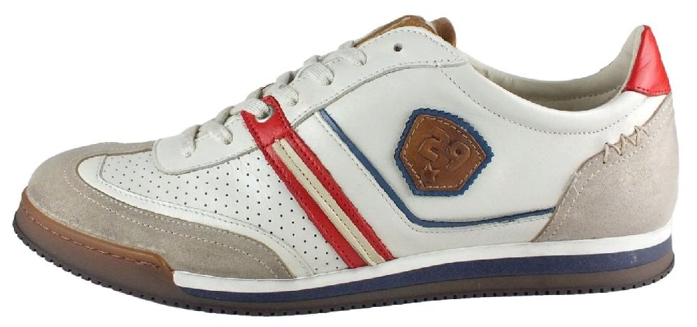 Kamo Gutsu Kamo-Gutsu Herren Sneaker Scudo 007 Bianco Combi