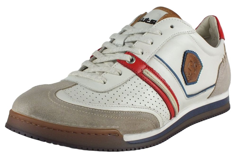 kamo gutsu Kamo-Gutsu Herren Sneaker Scudo 007 Bianco Combi