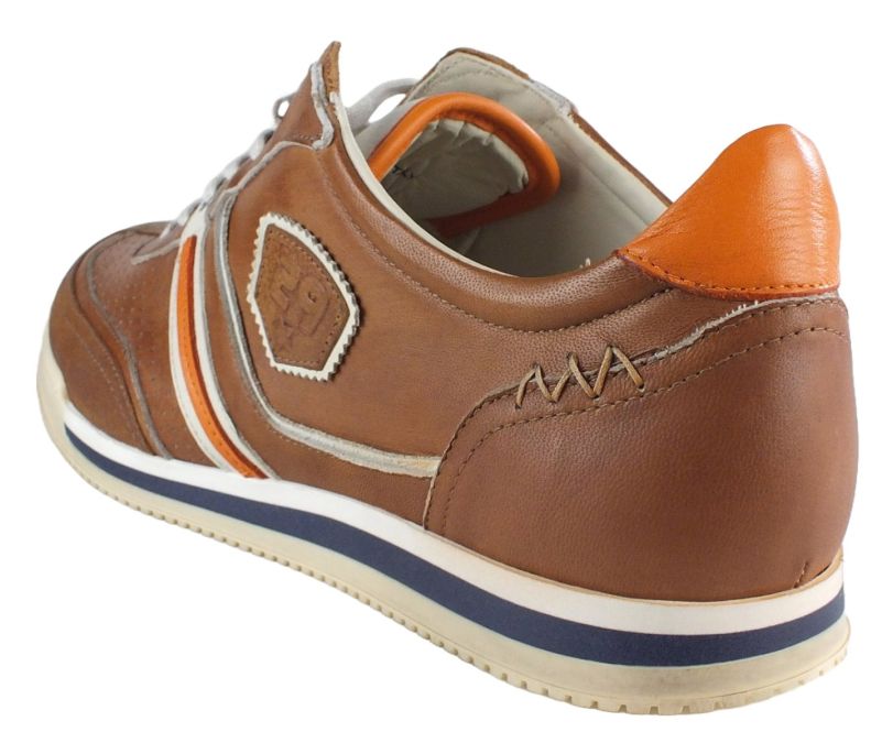 Kamo Gutsu Kamo-Gutsu Herren Sneaker Scudo 007 Cuoio Combi