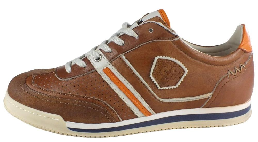 Kamo Gutsu Kamo-Gutsu Herren Sneaker Scudo 007 Cuoio Combi