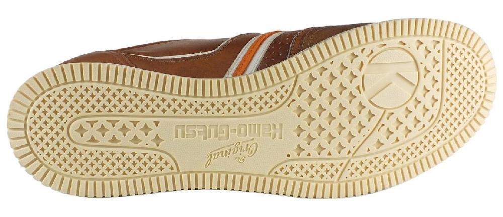 Kamo Gutsu Kamo-Gutsu Herren Sneaker Scudo 007 Cuoio Combi