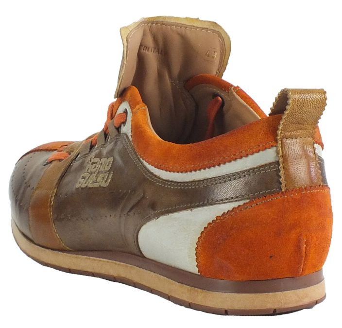 Kamo Gutsu Kamo-Gutsu Herren Sneaker Tifo 017 Arancio Taupe